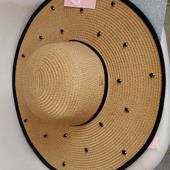 Juicy Couture ❤️NWT❤️ Wide Brimmed Jeweled Hat!❤️❤️❤️ - Picture 12 of 13